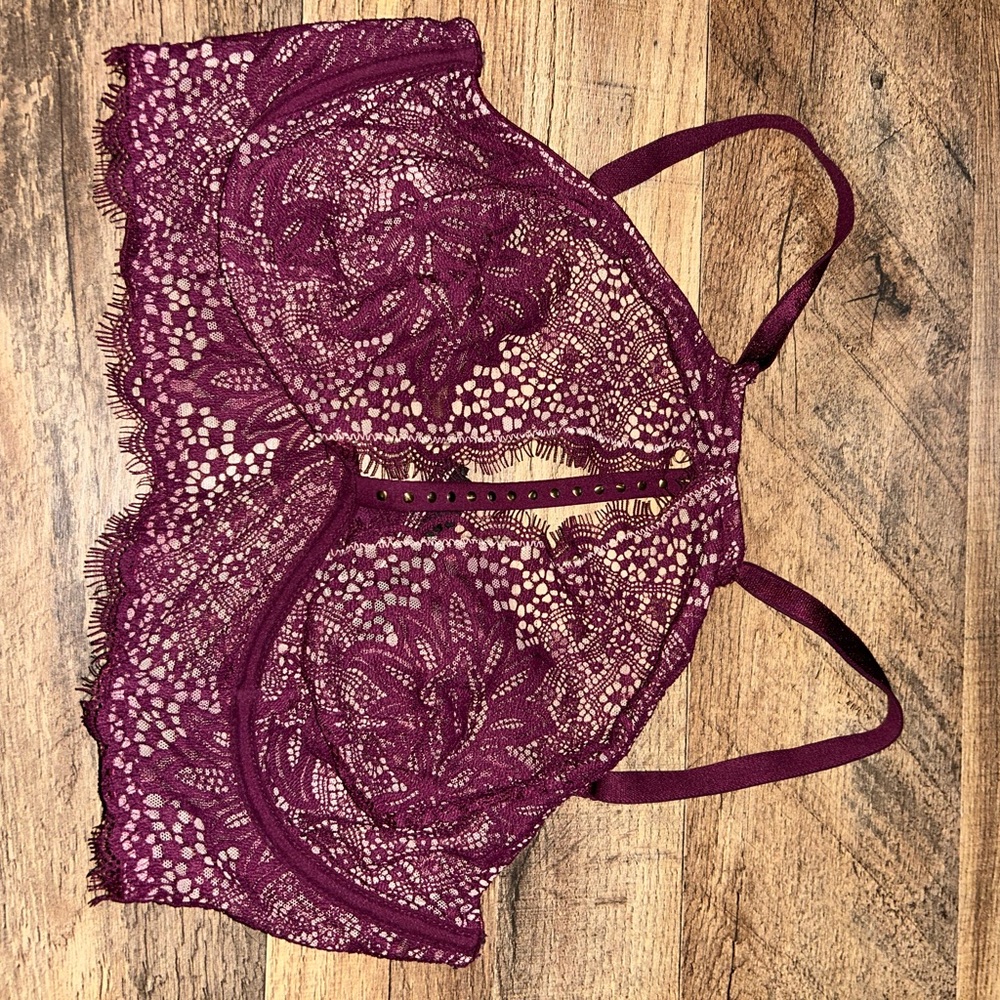 Purple Lace Bralette